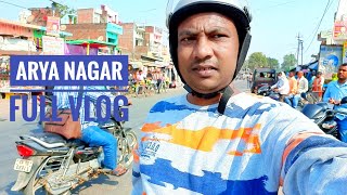 Arya nagar bazar full vlog. My village to arya nagar bazar visit. Gonda..