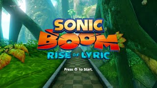 Sonic Boom: Rise of Lyric playthrough ~Longplay~