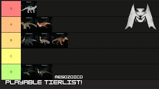 Playable Tierlist! | Mesozoico Topic | Roblox