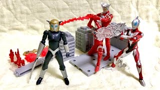 SHODOウルトラマンVS5 ウルトラマンジード プリミティブ レオ アストラ マグマ星人 拡張セット 開封レビュー動画 1/2