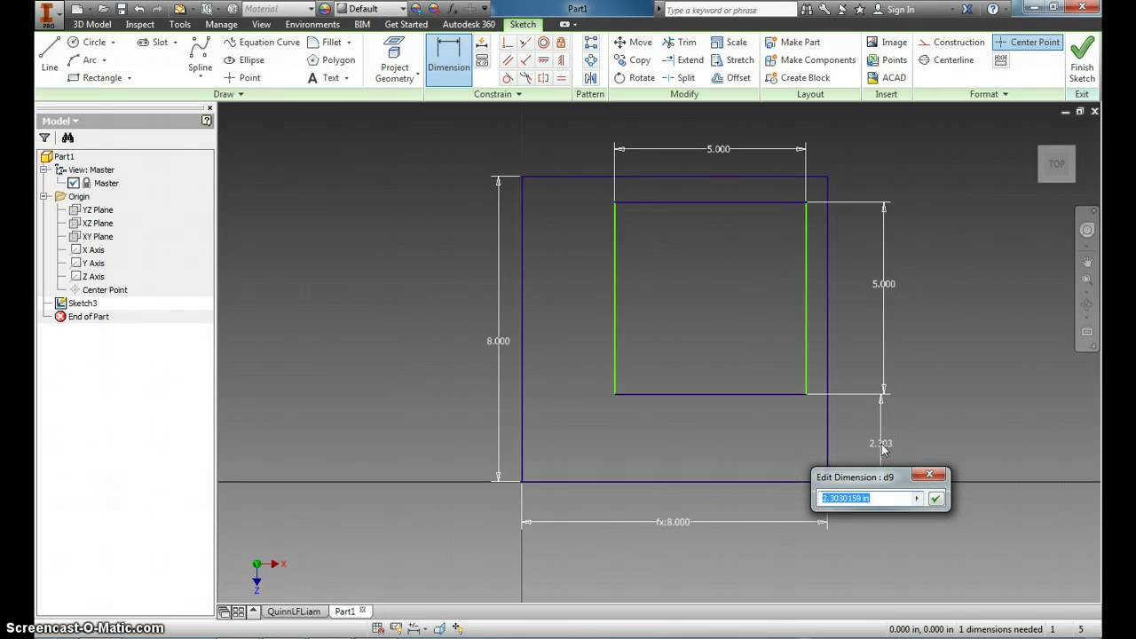 Inventor Parametric Modeling - YouTube