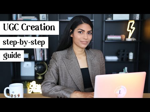 How to become a UGC content creator step by step