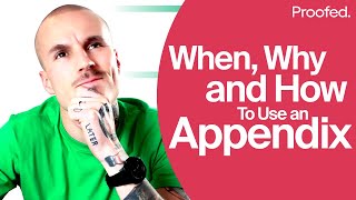 How To Use An Appendix in Your Essay | Proofed