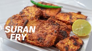 Suran fry recipe | सुरणाचे काप | Suranache Kaap | Jimikand Fry |  Elephant Foot Yam Fry | MasalaWali