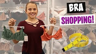 FIRST TIME BRA SHOPPING WITH MOM | GETTING BRA FITTED!