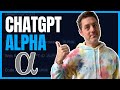 ChatGPT ALPHA Models Do Things No Other LLM Can Do