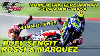 Duel Panas Valentino Rossi VS Marc Marquez Yang Tak Terlupakan Sepanjang Masa