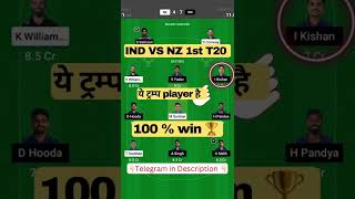 IND VS NZ DREAM11 TEAM | IND VS NZ DREAM11 PREDICTION | NZ VS IND TODAY MATCH | #shorts