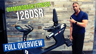 Diamondback Fitness 1260SR Recumbent Bike FULL Overview