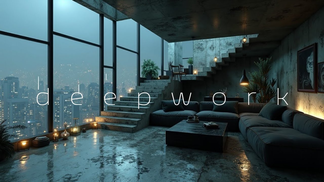 Focus Music Chillout Work Beats City Night Ambiance For Deep