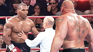 ¡Cuando Mike Tyson CASTIGO a Cocky Fighter por ser irrespetuoso! ¡Nocauts locos!