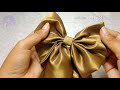 diy วิธีเย็บโบว์ติดผม how to make a bow