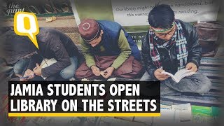 'Delhi Police Vandalised Our Library, We Opened One on the Road': Jamia Students | The Quint