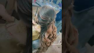 Sister's salon #party hairstyle #new style #beautiful #viralvideo