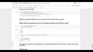Task1 - Prediction using Supervised ML