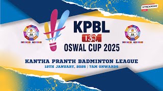 Kantha Pranth Badminton League, OSWAL CUP - 2025