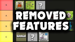 Ranking Removed Features of Clash of Clans #tierlist