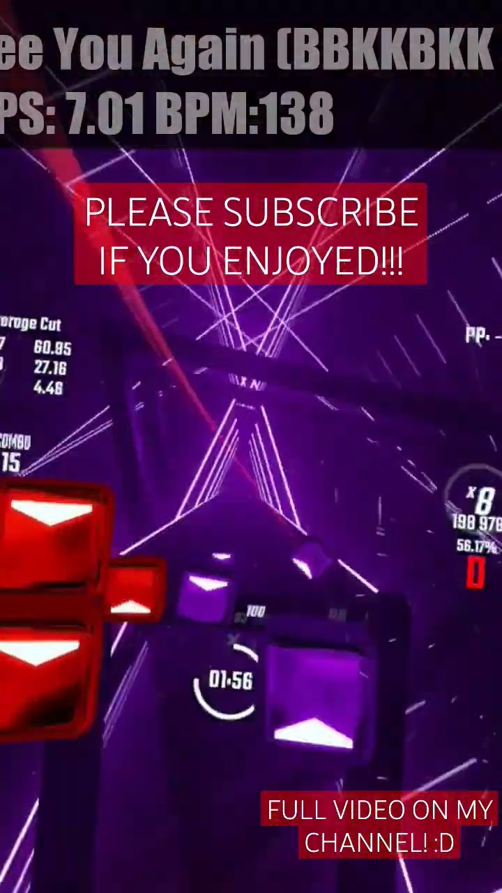 SEE YOU AGAIN (B.B.K.K.B.K.K. MASHUP) #beatsaber #shorts - YouTube