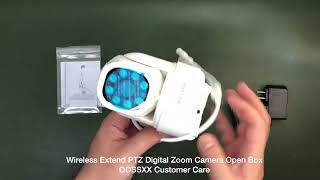 OOSSXX Extend Wireless PTZ Camera Unboxing