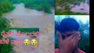 ರೈತನ ಮಗ ತನ್ನ ಹೊಲದಲ್ಲಿ ಬೆಳೆದ ಬೆಳೆ ನಾಶ 😭😭💔😭//former son 😭😭//raita kannadiga 🤕🤒😭💔loss