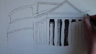 Pantheon Drawing