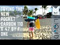 Trying The New Pocket Carbon 110 x 47 by F-One - Cabarete, Dominican Republic