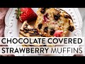 Chocolate Covered Strawberry Muffins | Sally's Baking Recipes