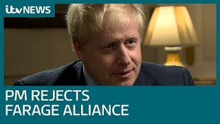 In full: Boris Johnson tells Robert Peston he rejects Trump's call for Farage alliance | ITV News