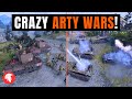 CRAZY ARTY WARS! - Company of Heroes 3 - Afrikakorps Gameplay - 4vs4 Multiplayer - No Commentary