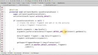 Handle List Item Click - Developing Android Apps