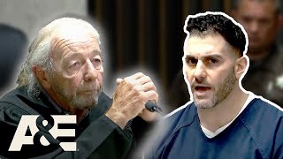 Judge Shuts Down Triple Murderer Ranting About His Innocence | Court Cam | A&E