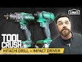 ToolCrush: Hitachi Cordless Drill + Impact Driver | Tool Review