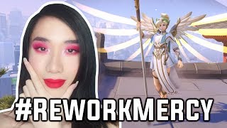 I judge #ReworkMercy ideas while doing my makeup