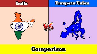 Let's Compare India VS European Union | Country Comparison | Data Duck