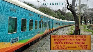 A Journey Aboard 20821 PUNE - SANTRAGACHI HUMSAFAR EXPRESS | Indian Railways