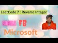 Leetcode 7: Reverse Integer