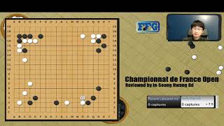 Championnat de France Open 2022 -- Ronde 6 -- commentaires par InSeong Hwang 8D [EN]