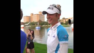 Nelly Korda  meeting Tiger Woods "A dream come true"