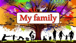Family Members in English | Learn Family Tree | Family Vocabulary