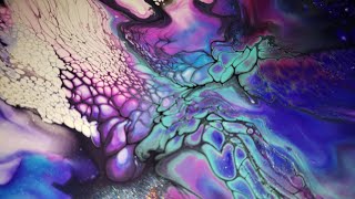 Stunning New Colors| Acrylic Pour Painting | Acrylic Pouring #abstractart #fluidart #acrylicpour