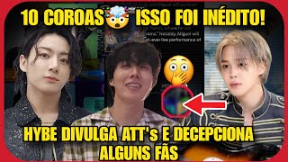 🤯HYBE DIVULGA NOVAS ATUALIZAÇÕES;JM CONSEGUE 10 COROAS E IMPACTA O MUNDO KPOP;JK O IDOL EXPLOSIVO E+