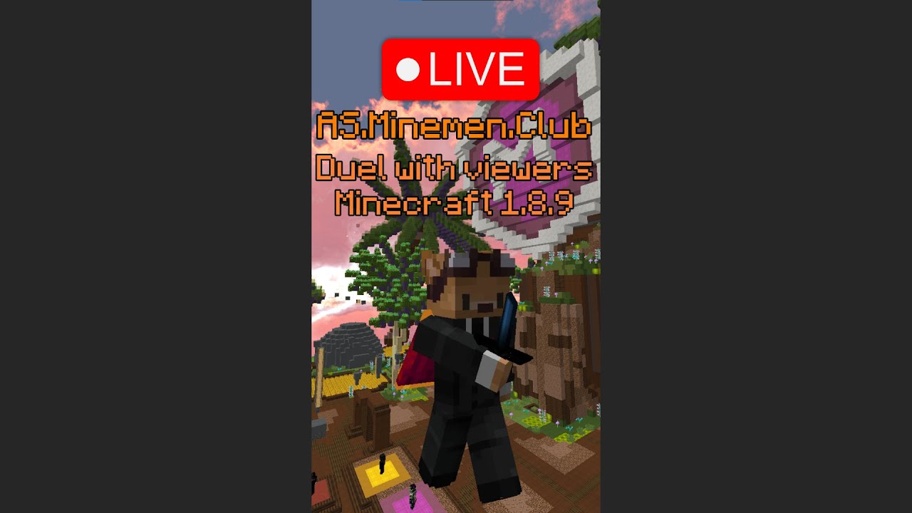 Live рџ ґminemen Dueling Viewers Minecraft Youtube