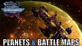 TOTAL WAR WARHAMMER 40k - Planets and Battle Maps
