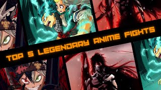 Top 5 Anime Fights Scene Dengan Visual Keren dan Epik