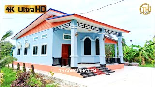 ផ្ទះក្រពើហា កាត់វីឡាតឿ | 7mx14m | Simple House Building | 4K