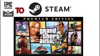 CARA MUDAH PINDAH FILE DARI EPIC-GAMES KE STEAM PADA GAME GTA 5