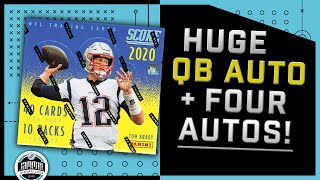 2020 Panini Score Football Hobby Box Break | HUGE QB AUTO!