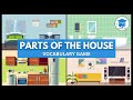 Parts Of The House Vocabulary Game | Rooms And Furniture Of The House