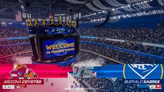 Arizona Coyotes vs Buffalo Sabres 11/8/2022 NHL 23 Gameplay