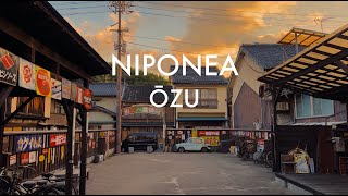 [4K] Otsu - Walking Tour (Ehime, Japan) - On a Calming Sunset time  4K Ultra HD/60fps]